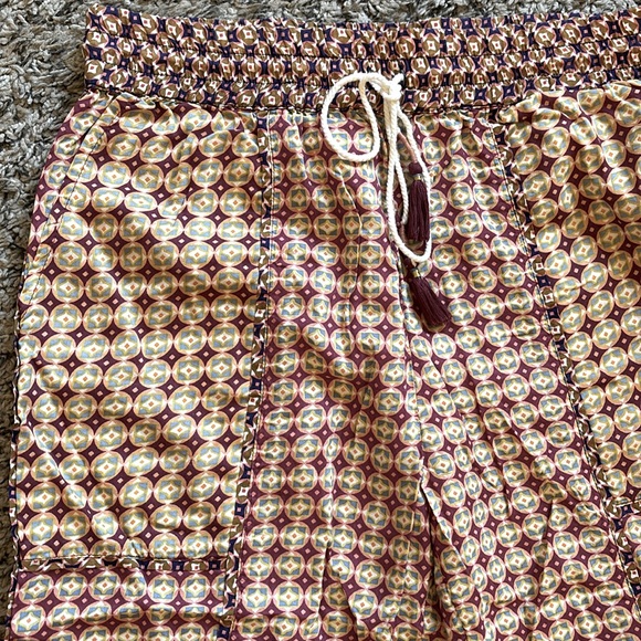 Anthropologie Doria Geometric Print Sleep Trouser Pants Women's Size XS - Picture 6 of 11